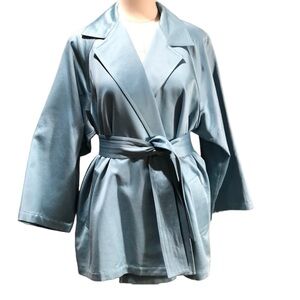 Vintage Salvatore Ferragamo belted kimono coat